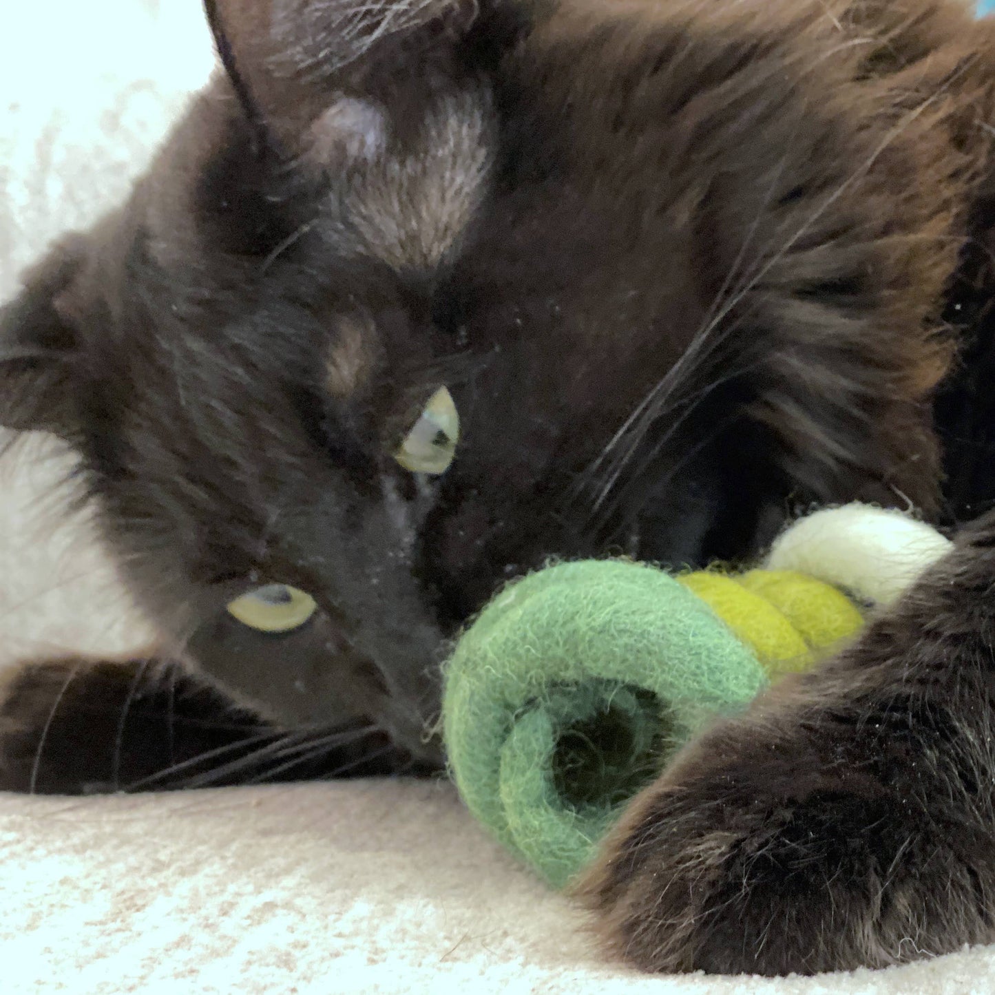 Wool Felt Cat Toy | Eco-friendly and Biodegradable