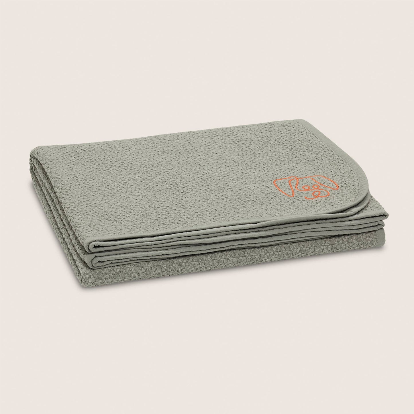 Organic-Cotton Dog Blanket - Grey