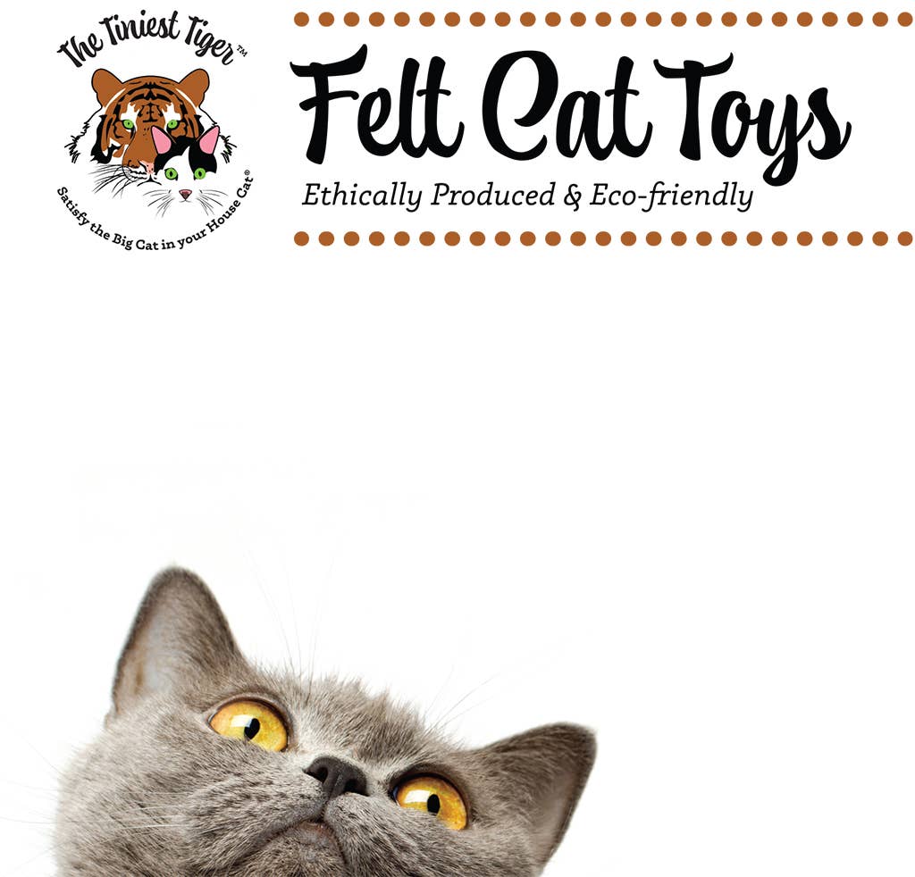 Wool Felt Cat Toy | Eco-friendly and Biodegradable