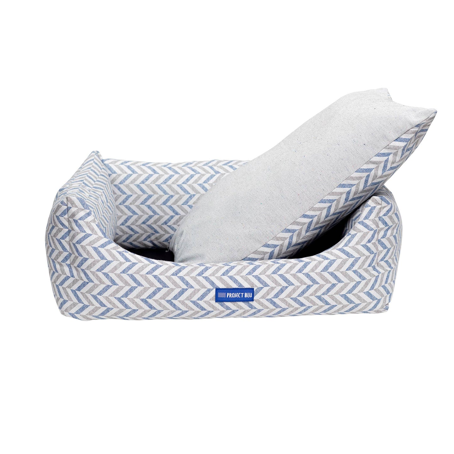 Waikiki Eco-Fabric Bolster Dog Bed