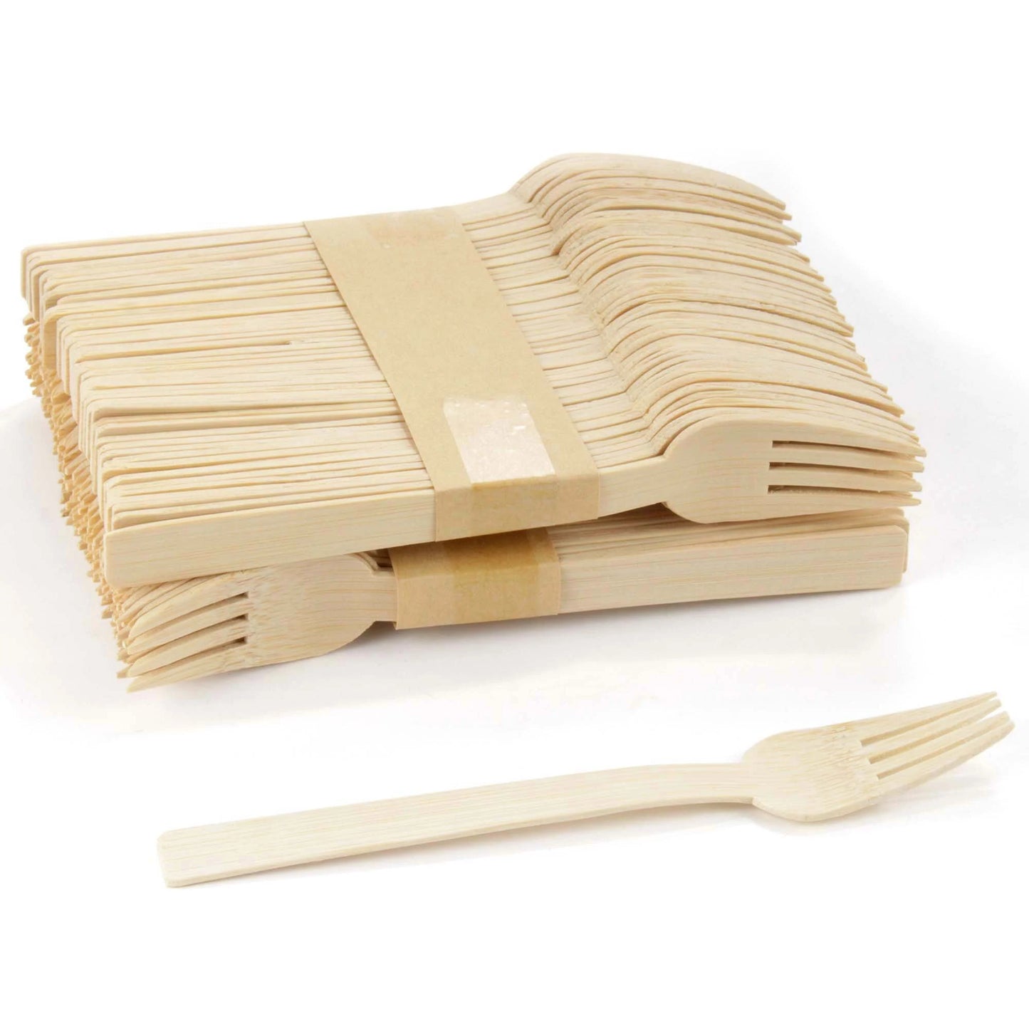 Natural Dinner Party Catering Bamboo Veneer Utensil